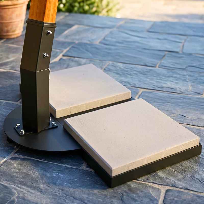 Slunečník boční MASON Terico. Čtvercový 3 x 3 m